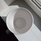 SHT Design valkoinen ruukku, uurrettu, 13cm. kork. - pikkukuva 2