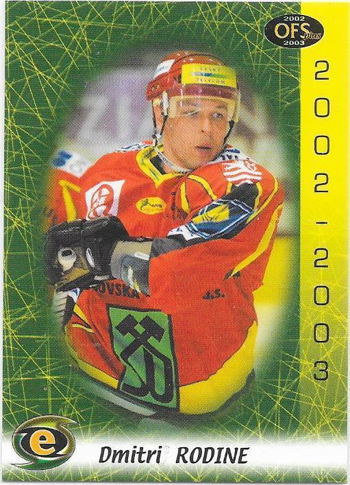 2002-03 OFS Plus #291 Dmitri Rodine Karlovy Vary EESTI