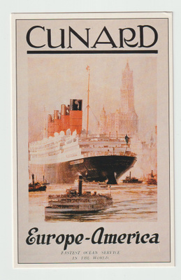 CUNARD - Europe - America  No 12 (R)