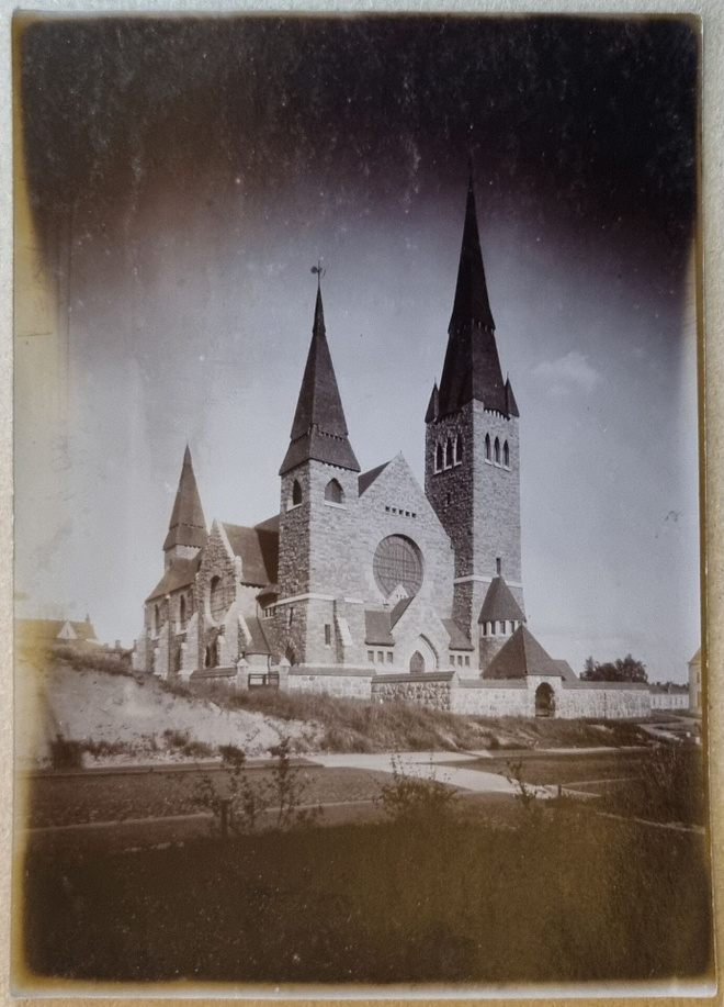 Tampere Tuomiokirkko 1908 Postikortti originaali