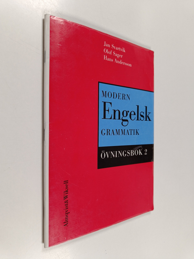Jan Svartvik ym. : Modern Engelsk Grammatik : Övningsbok ...