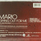 Mario • Crying Out For Me PROMO CD-Single - pikkukuva 3