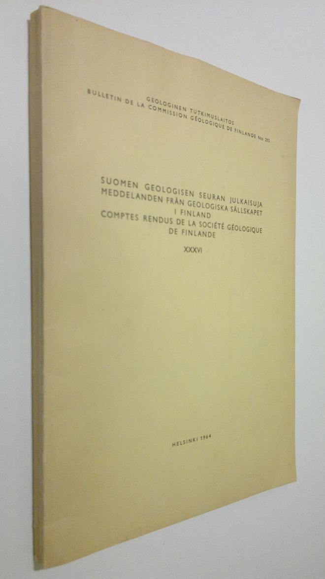Suomen geologisen seuran julkaisuja 36