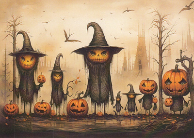 Halloween kurpitsapainajaiset