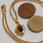 18k GP Gold plated riipus panssari ketjulla - pikkukuva 5