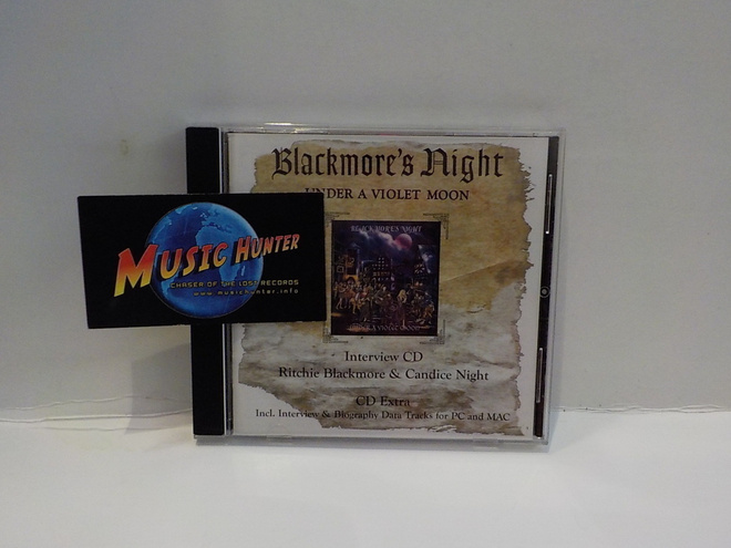 BLACKMORES NIGHT-UNDER A VIOLET MOON RARE INTERVIEW PROMO CD