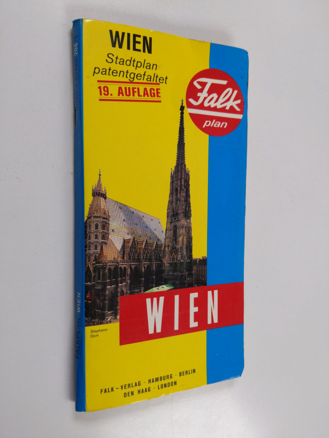 Wien - Stadtplan patentgefaltet (1985/1986) (kartta)