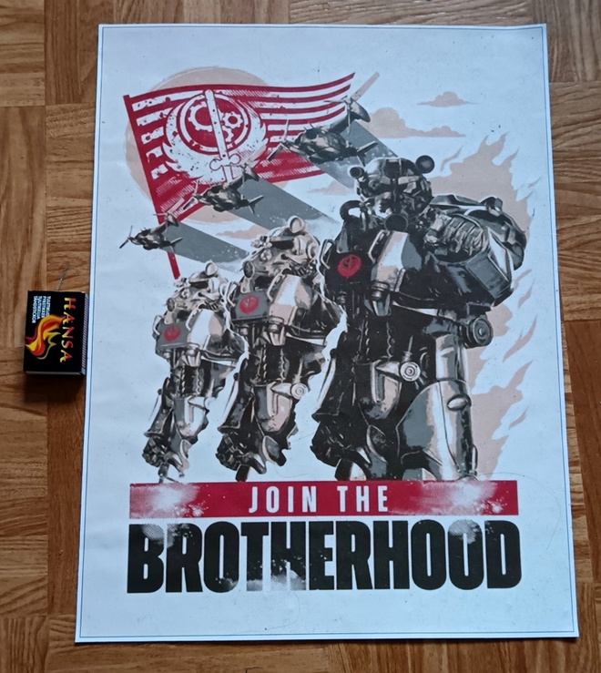 FALLOUT™:  Join the Brotherhood -juliste (UUSI)