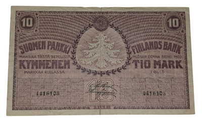 10 Markkaa 1918 4416103 kl 3