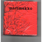 MARIMEKKO °°LUMIMARJA°°- SERVETTIPAKETTI / (RED) uusi - pikkukuva 1