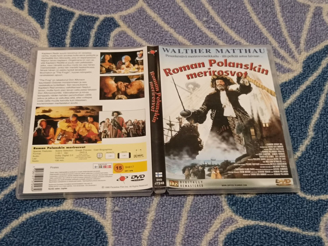 Roman Polanskin Merirosvot DVD