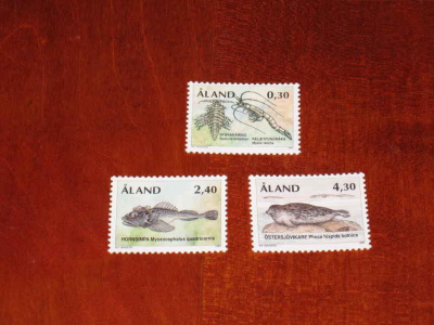 Ahvenanmaa*Åland*Jääkauden reliktit v.1997 postituoreet