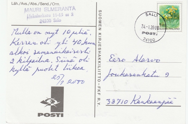 Postileima, SALO Posti