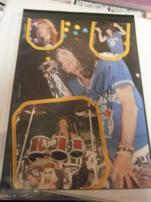 AEROSMITH - STEVEN TYLER LEHTIKUVA NIMMARILLA