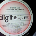 SHE-SHE SAM  ::  LOOK WHAT WE STARTED  ::  VINYYLI LP   1988 - pikkukuva 4