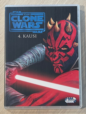 STAR WARS: The Clone Wars: Kausi 4 (4DVD) *UUSI*