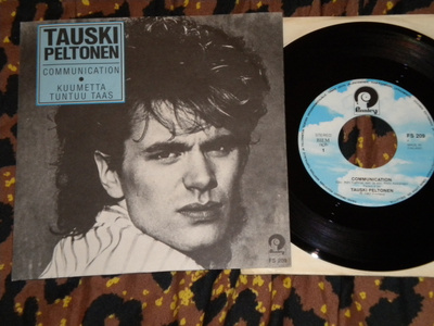 7" TAUSKI PELTONEN - Communication - 1987 MINT-
