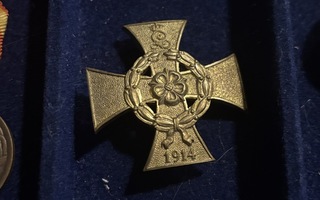 Saksa WW1 Lippe Detmold Sota-ansioristi 1.lk (katso kuvaus)