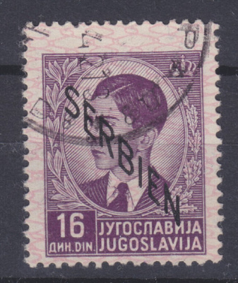 Saksan WW2 miehitys Serbiassa Mi 13 Mi 100€
