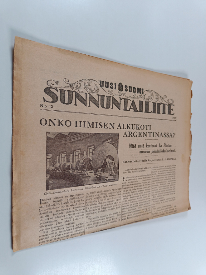 Uusi Suomi sunnuntailiite 10/1927