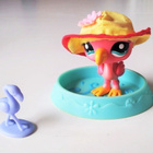 LPS PINKKI FLAMINGO #1740 - pikkukuva 1