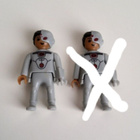 DC PLAYMOBIL KINDER HAHMOT 1€/kpl - pikkukuva 4