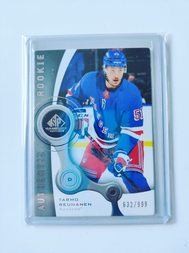 Tarmo Reunanen 21-22 SP Game-Used Authentic Rookie /999