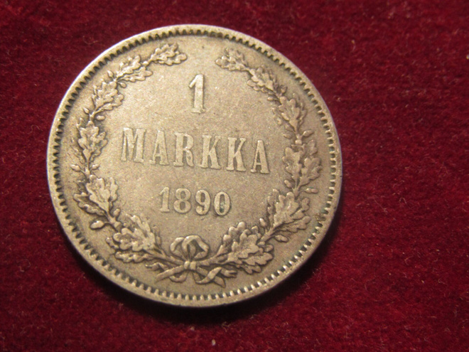 1 markka 1890