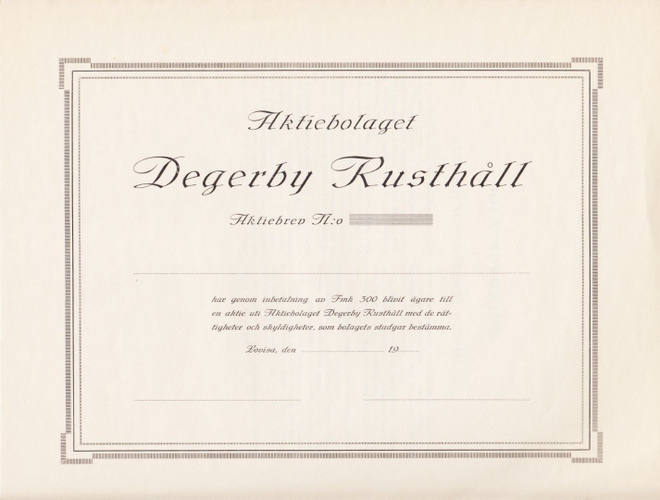 OKK 1930 Degerby Rusthåll, Loviisa