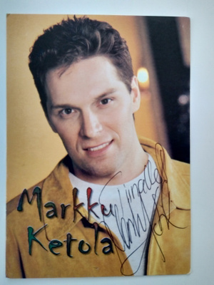 MARKKU KETOLA nimmaroitu fanikortti ( Sis.postikulut )
