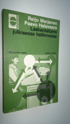 Reijo Marjanen : Laskentatoimi julkisessa hallinnossa