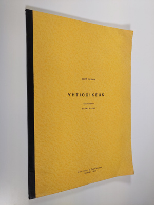 Curt Olsson : Yhtiöoikeus