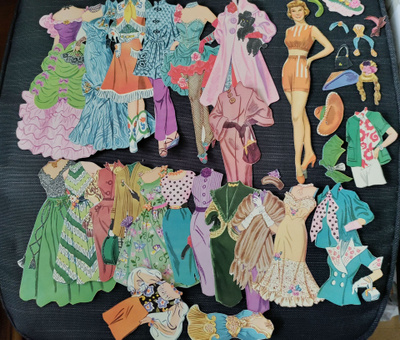 Paperinukke filmitähti June A 1950-luku