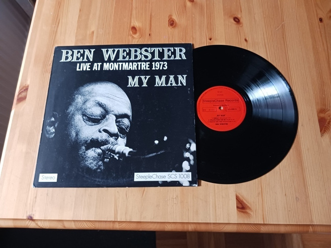 Ben Webster – My Man - Live At Montmartre 1973 lp Jazz