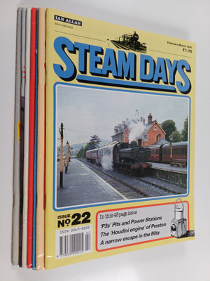 Steam Days Magazine vuosikerta 1991 (Tammikuun nro puuttuu)