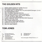 Tom Jones - The Golden Hits - CD - pikkukuva 2