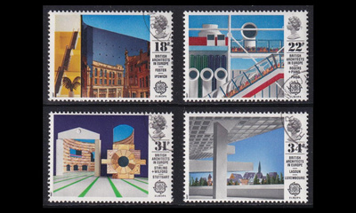Iso-Britannia 1105-8 o Europa moderni arkkitehtuuri (1987)