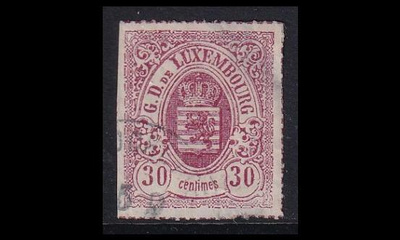 Luxemburg 21 o Vaakuna 30 C (1865)