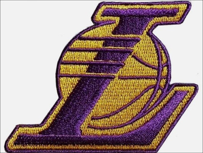 NBA - Los Angeles Lakers -kangasmerkki / hihamerkki