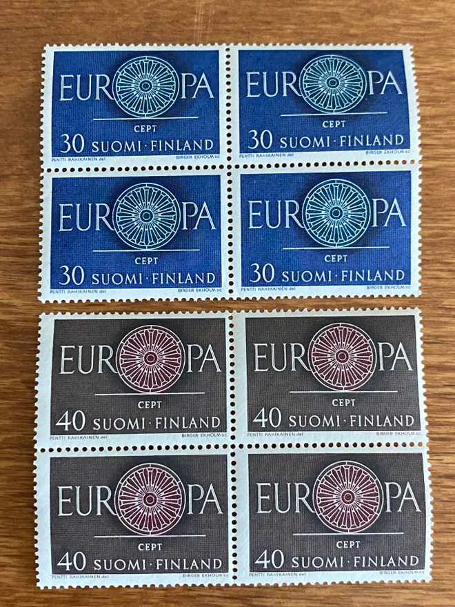 EUROOPPA 1960 PARI NELIÖT**