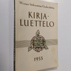 Werner Söderström osakeyhtiön kirjaluettelo tammikuussa 1955 - pikkukuva 1