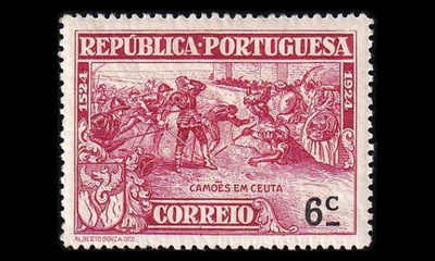 Portugali 320 ** Runoilija Camoes 6 C (1924)