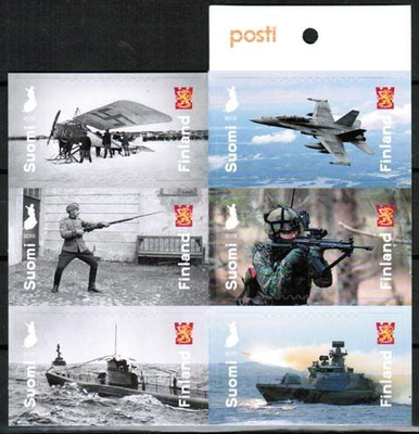2018 Puolustusvoimat 100 v, postituore vihko.
