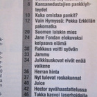 HYMY LEHTI 2 / 1993 SISÄLLYSLUETTELO KUVA 2 ja 3 - pikkukuva 2