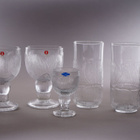 008. 5kpl Iittala, Nuutajärvi 'Pioni' laseja. Oiva Toikka. - pikkukuva 1