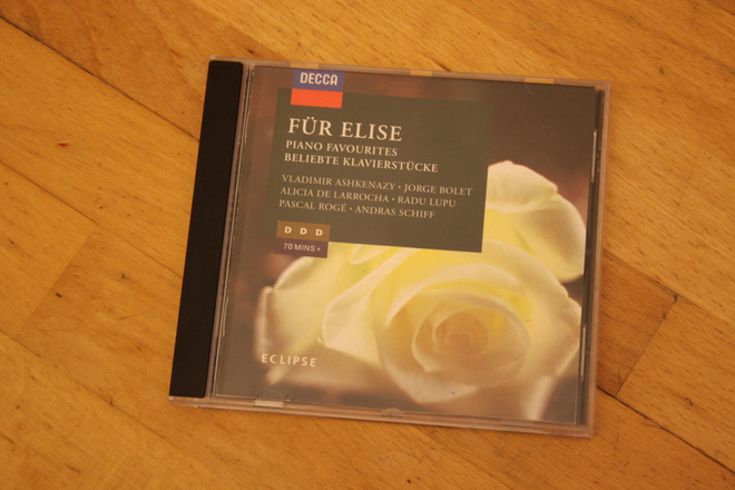 Ashkenazy Bolet Piano Favourites Fur Elise CD