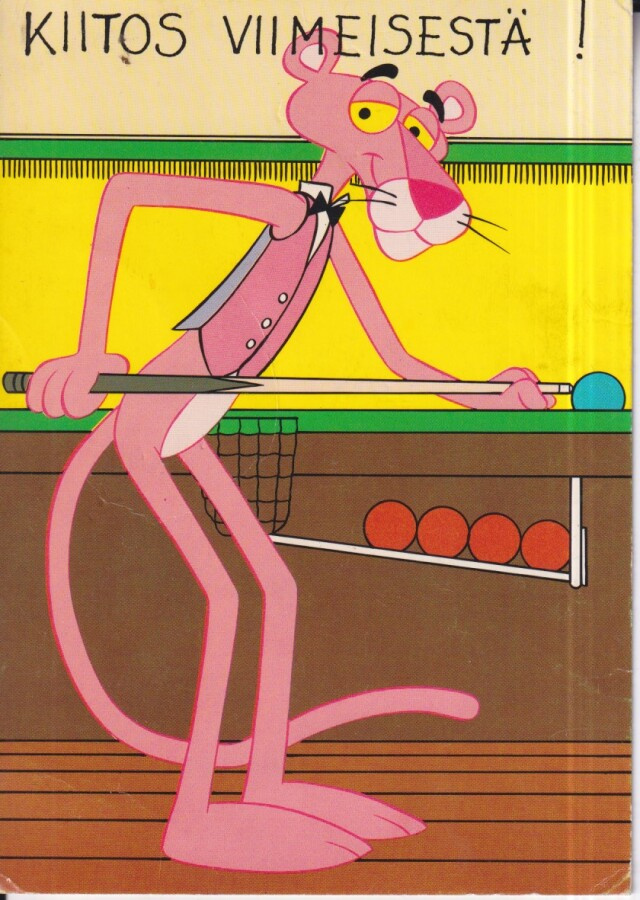 Biljardi. Snooker, Kiitos viimeisestä. piirros ,  e105