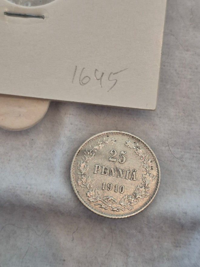 25 penniä 1910, Suomi