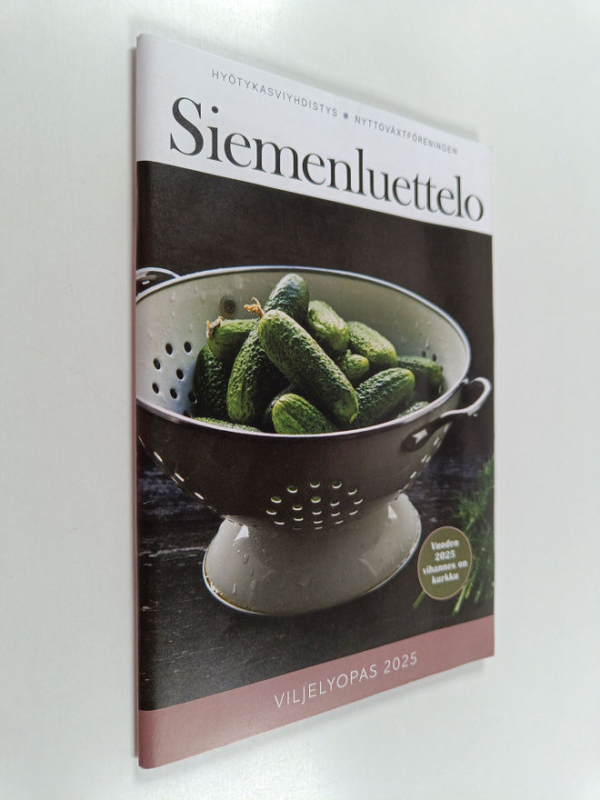 Siemenluettelo : viljelyopas 2025