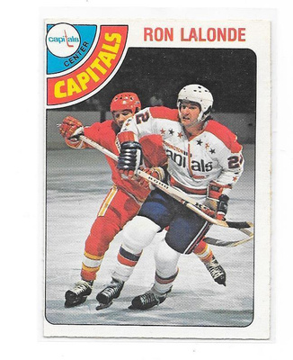 1978-79 OPC #371 Ron Lalonde Washington Capitals